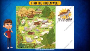 Find the hidden wolf- Hindi paheli for kids with answer