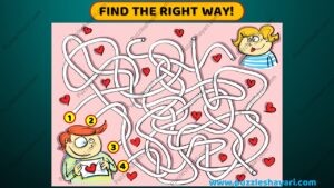 Find the right way- बेस्ट हिंदी पहेलियाँ मजबूत दिमाग के लिए