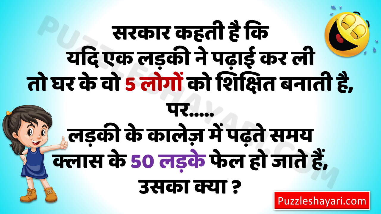 Majedar Chutkule New Joke hindi Puzzle Shayari