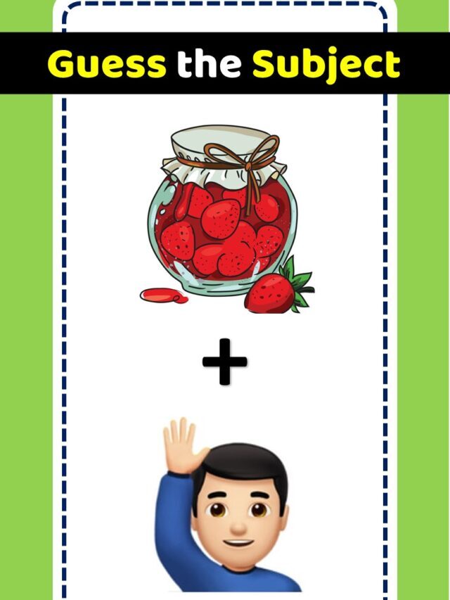 Can You Guess The Subject From The Emojis? I Fun Emoji Game I  emoji challenge